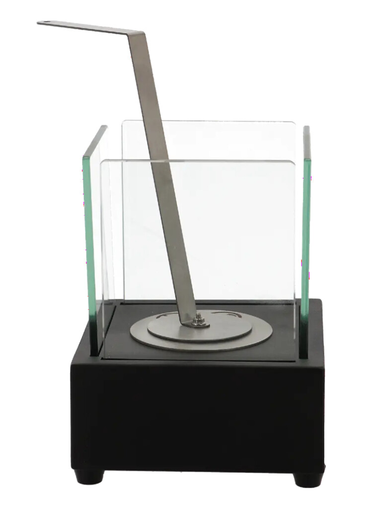 Zwart tafelhaardje op bio ethanol