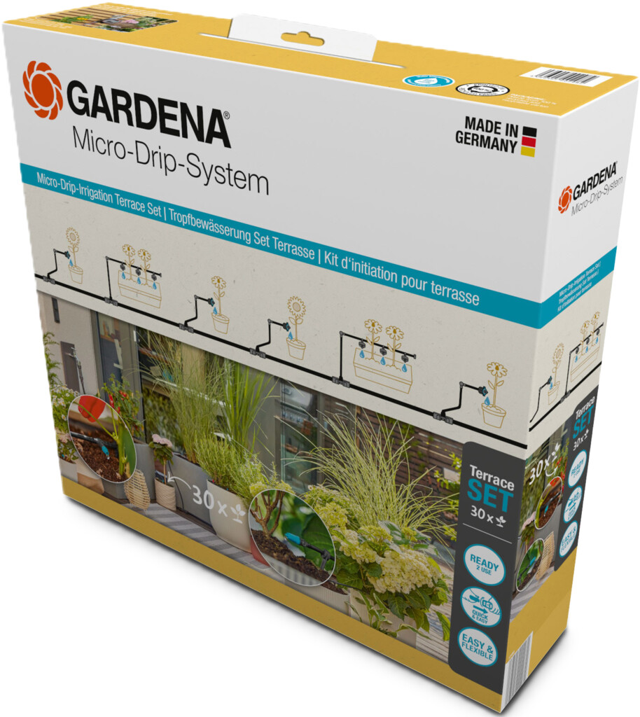 Micro-Drip-Bewatering Startset voor terras