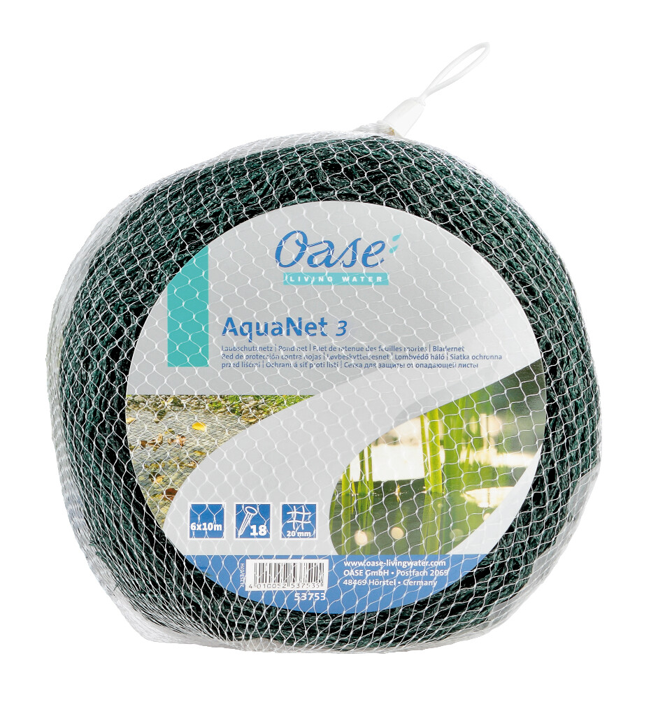 Aquanet filet pour étang 6x10m avec 18 piquets Aquanet filet pour étang 6x10m avec 18 piquets