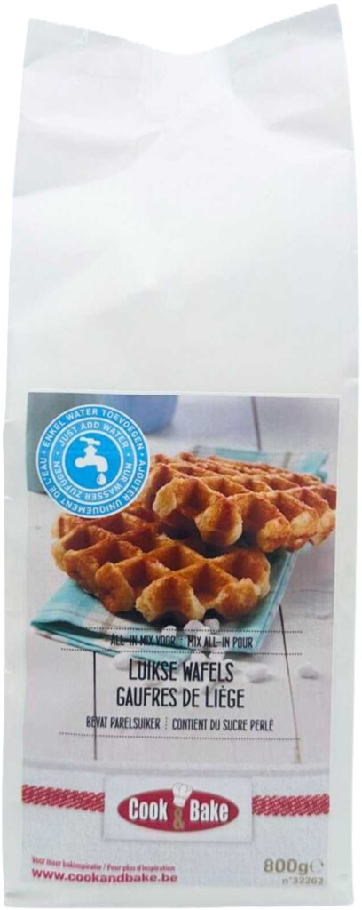 All-in mix voor Luikse wafels 800g