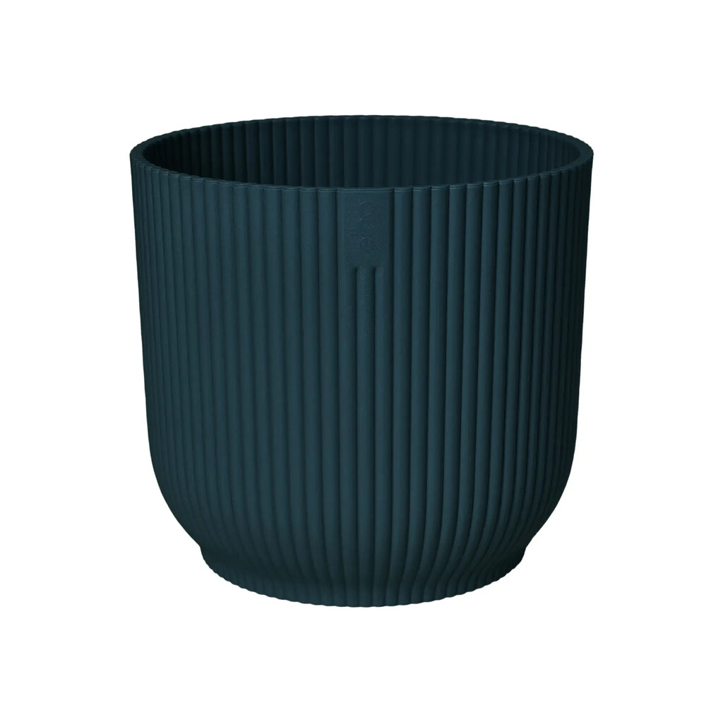 Pot de fleurs Vibes Fold rond 14cm bleu foncé Pot de fleurs Vibes Fold rond 14cm bleu foncé