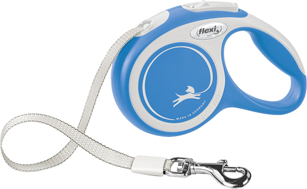 Laisse New Comfort Sangle Bleu XS 3m