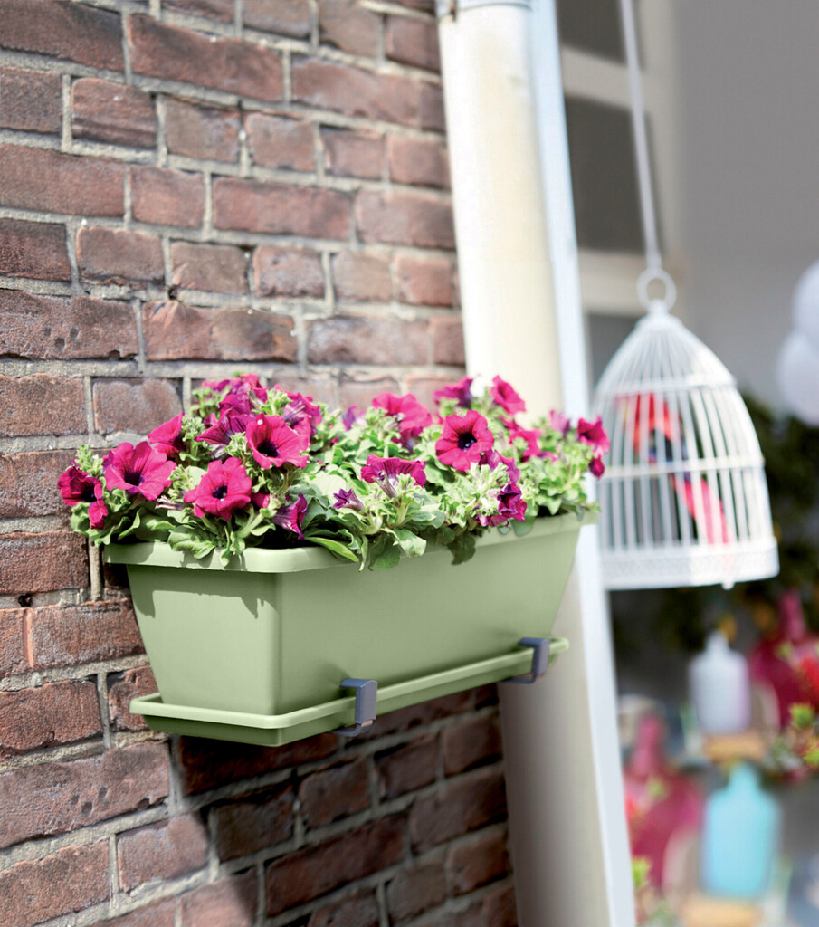 Balconnière Barcelona 40cm vert pistache