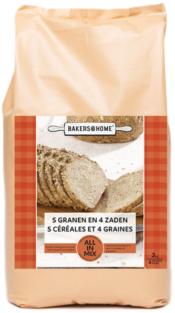 All-in mix 5 granen en 4 zaden brood 2kg