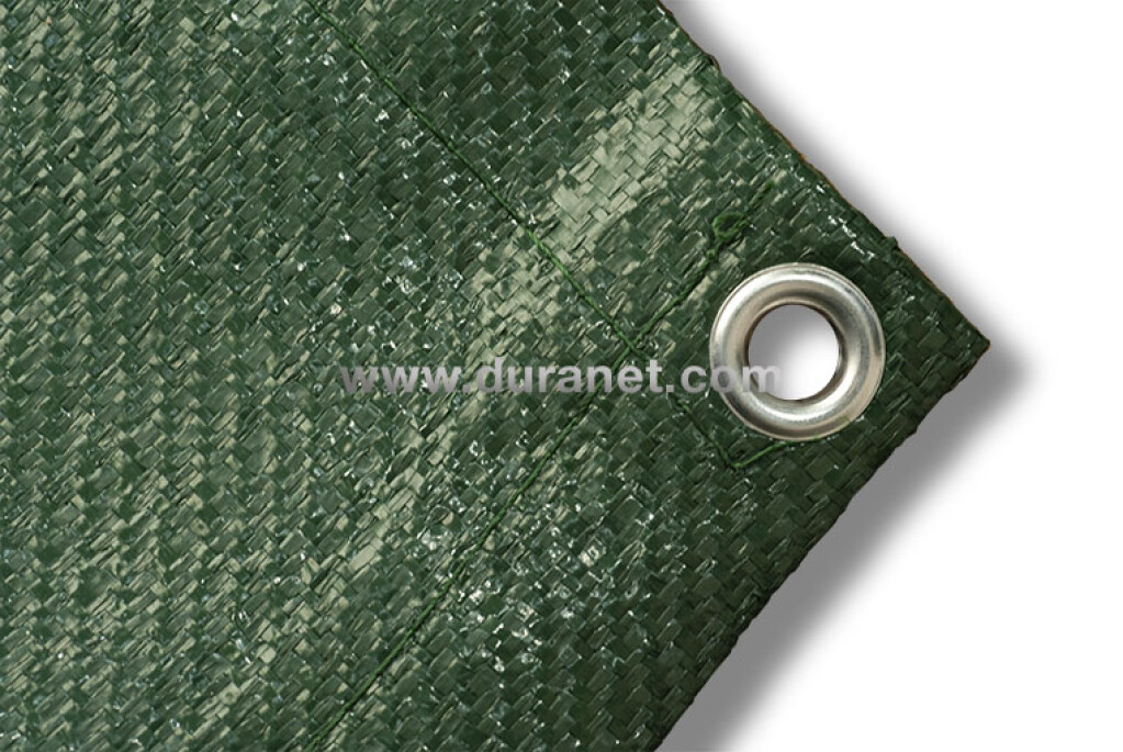 Zichtdoek 100% ondoorzichtig x 1,80m h (50m) groen /per lopende meter