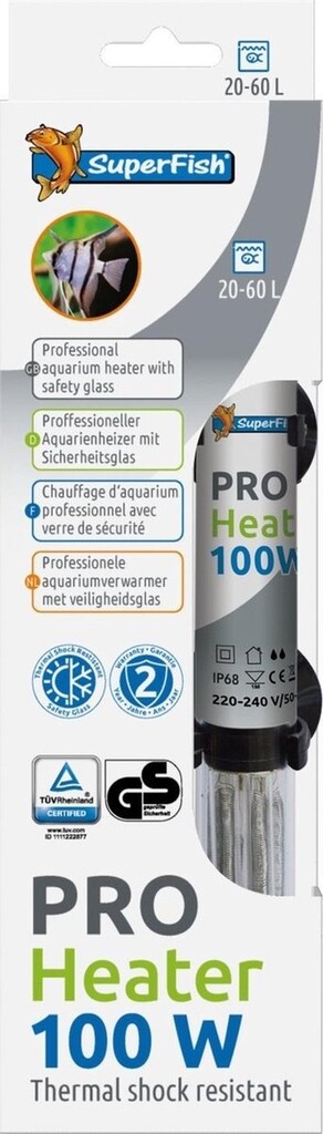 Pro Heater 100w 20-60l (21cm) Pro Heater 100w 20-60l (21cm)