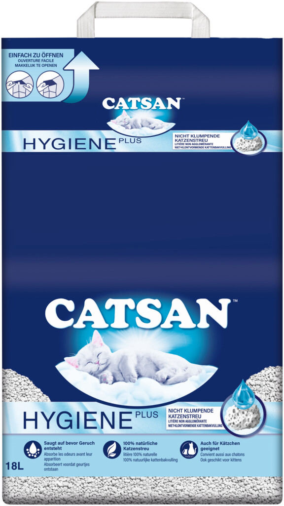 Kattenbakvulling Hygiene Plus 18L