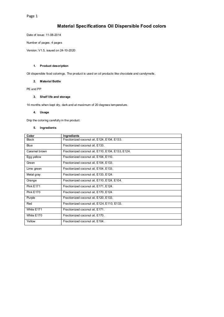 Vloeibare synthetische kleurstof - oranje - 11ml Vloeibare synthetische kleurstof - oranje - 11ml
