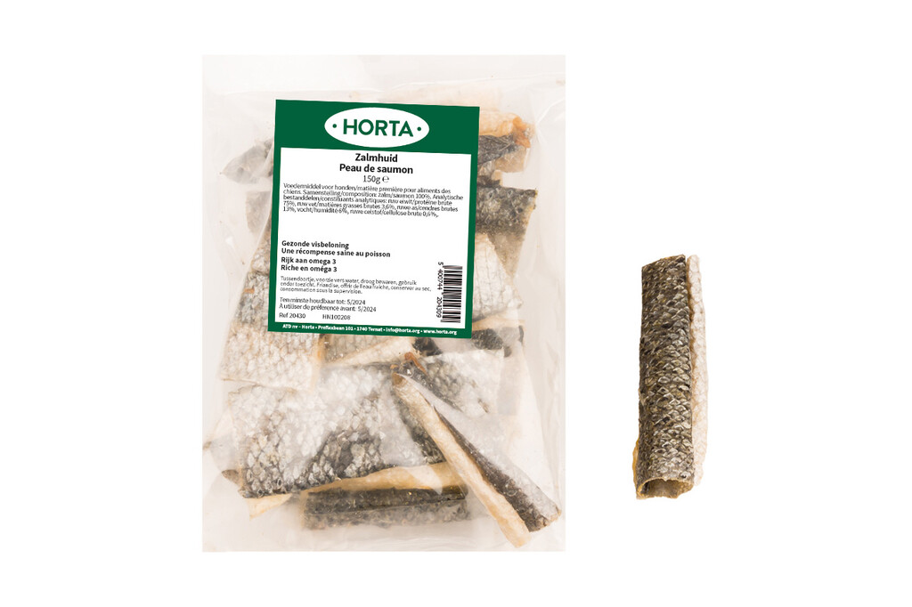 Zalmhuid 150 g
