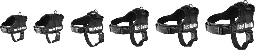 Harnais Best Buddy Pluto Noir XXL 