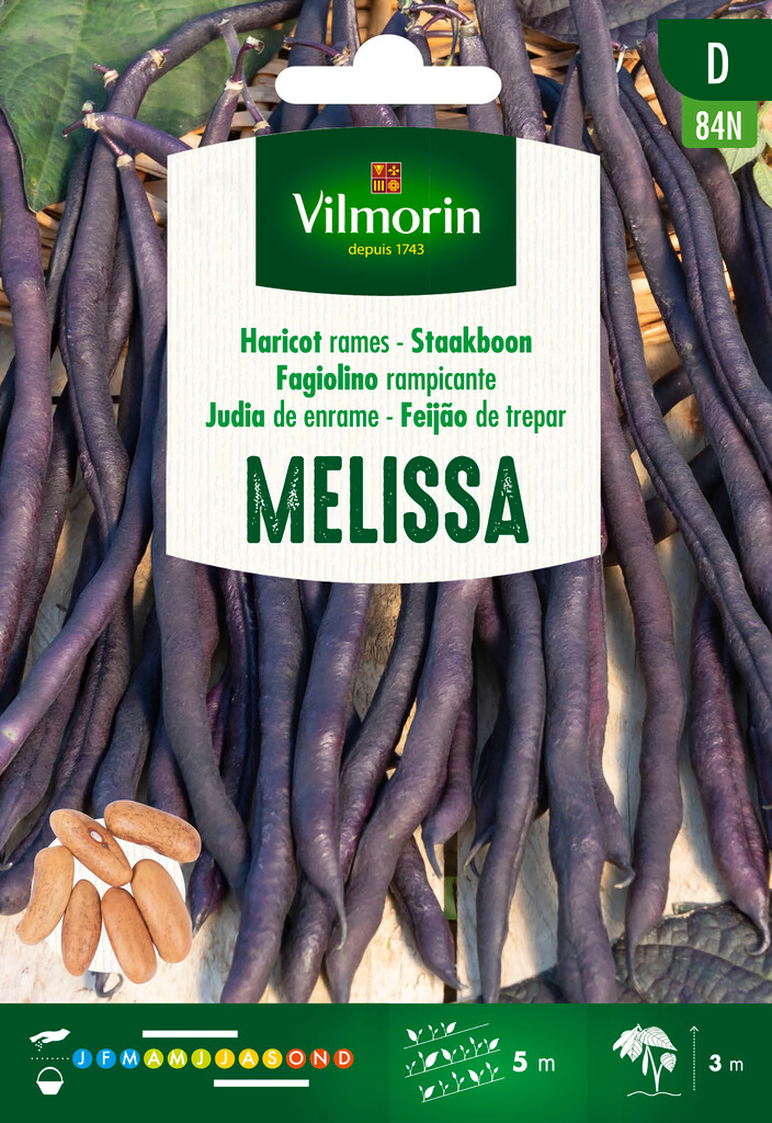 Zaden Staakboon Melissa 25g Zaden Staakboon Melissa 25g