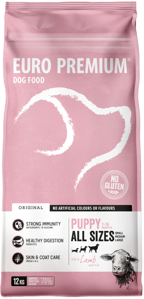 Puppy lamb & rice 12kg