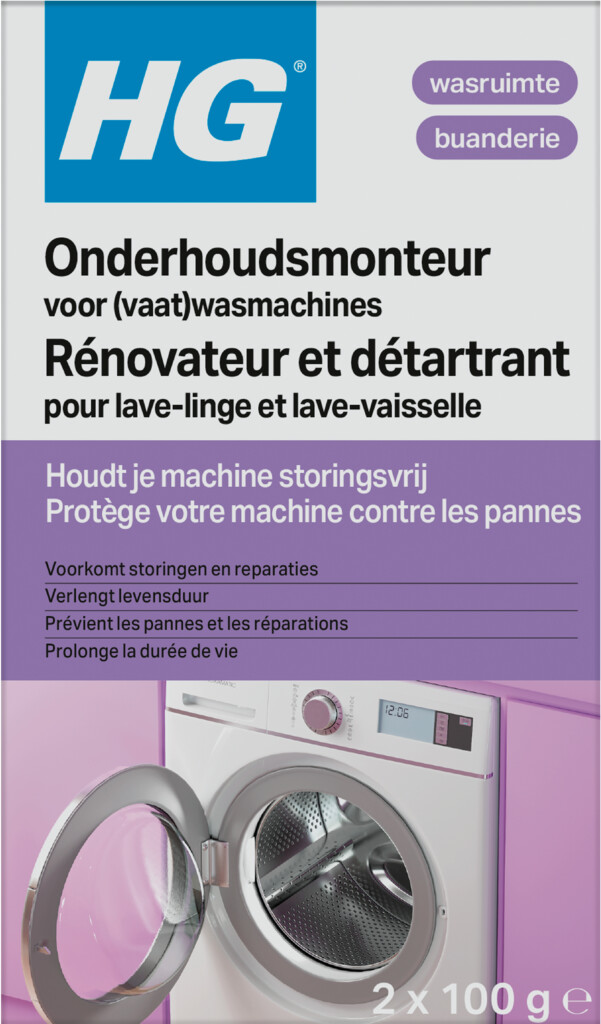 Rénovateur et détartrant lave-linge & -vaisselle 2x100g