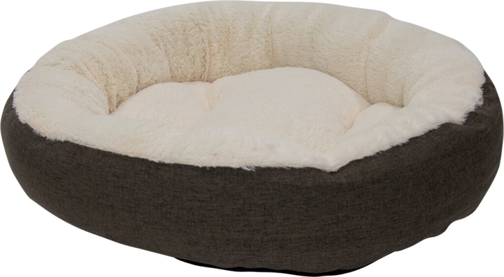 NIMBA Ronde mand-65x65x17 DonkerBruin-M