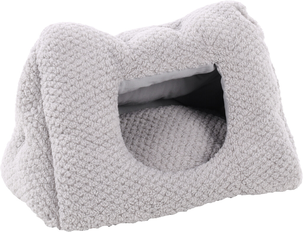 Slaapplaats Jacquard rechthoekig Grijs 50x35x34cm