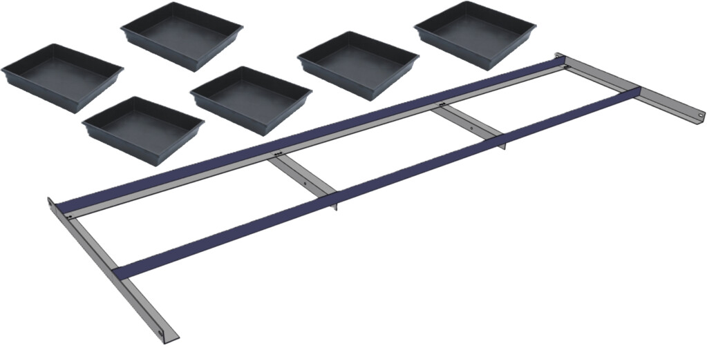 Zaaipakket 3,00m - zwart