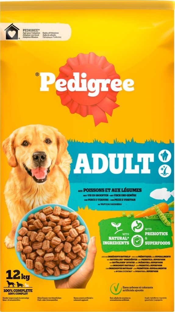 Adult Vis en groenten 12kg