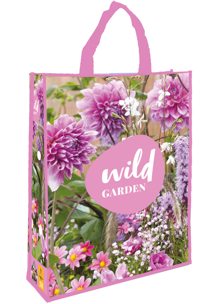X 1 Shopping Bag 'Wild Garden' Pink