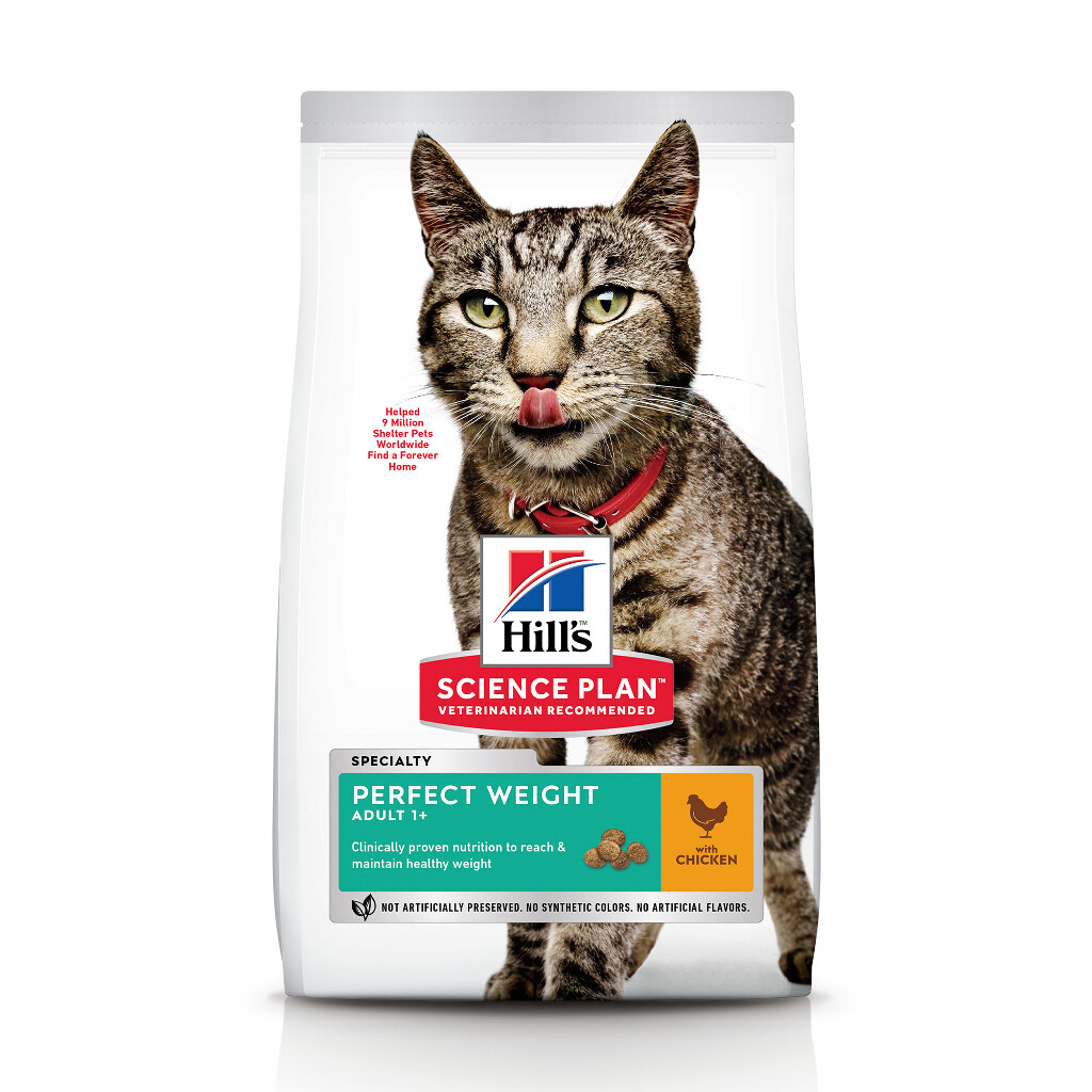 SP Feline Adult Perfect Weight with Chicken Dry 1,5kg