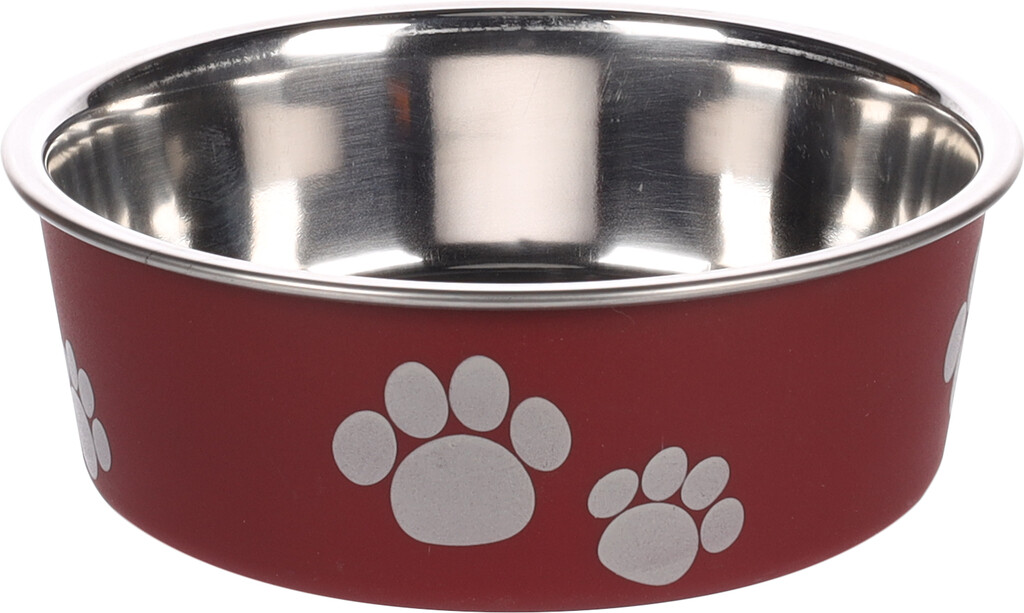 Gamelle pour la nourriture et l'eau Kena rouge ⌀ 12cm