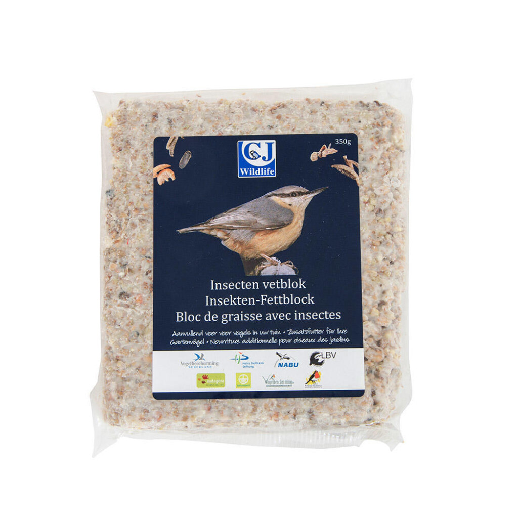 Bloc de graisse avec insectes 350g