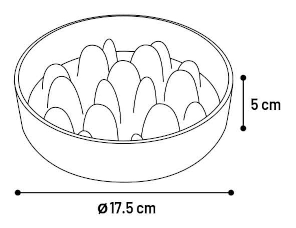 Gamelle pour la nourriture et l'eau Greni ⌀ 17,5cm
