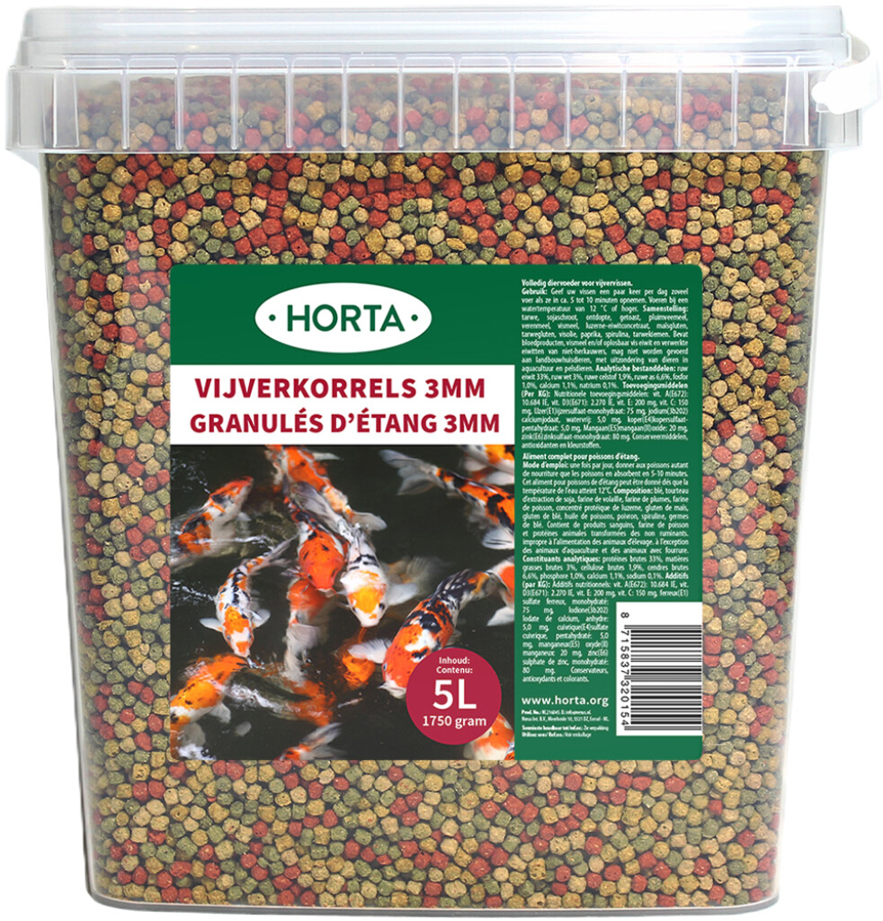 Granulés pour bassin 5 litres 3 mm/1750g