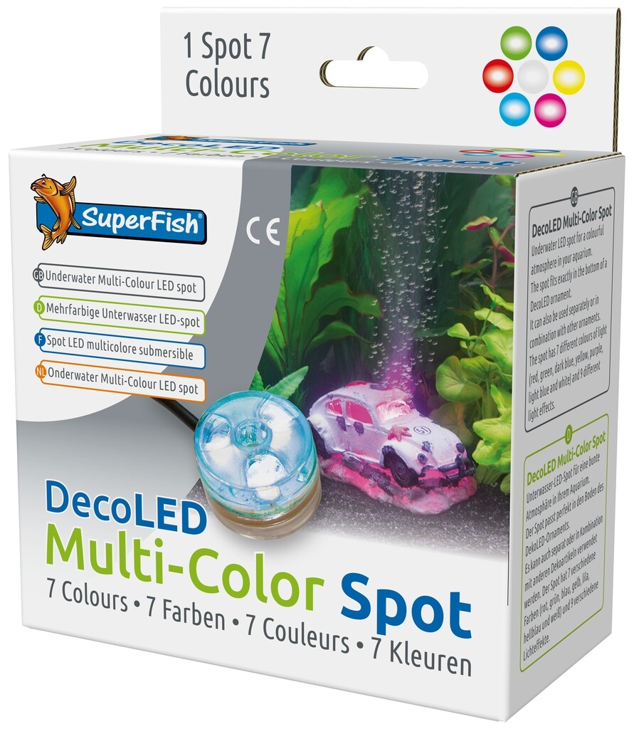 Deco spot led multicolore