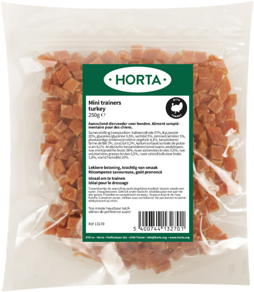 Mini trainers turkey 250g