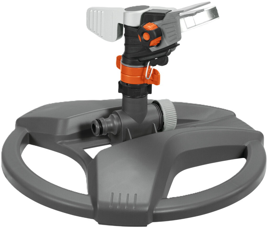 Arroseur-canon sur traîneau Premium avec support en plastique