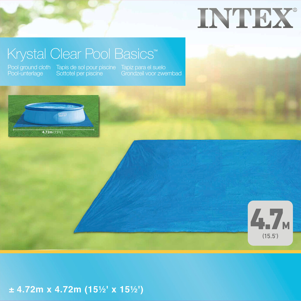 Tapis de sol pour piscine 472x472cm