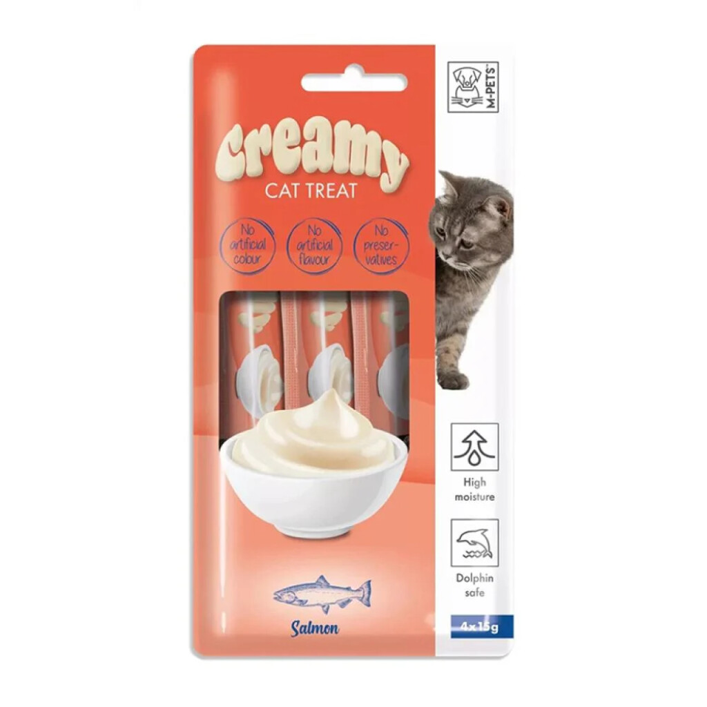 Creamy snack pour chat salmon 60g