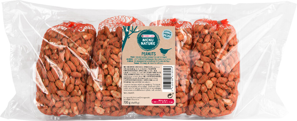 Peanuts in net - 4 nets - 700g Peanuts in net - 4 nets - 700g