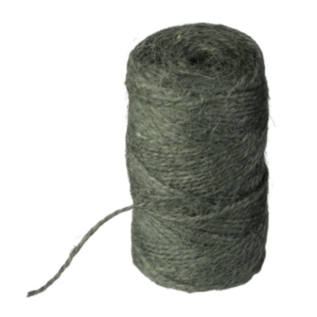 Jutetouw 75m groen