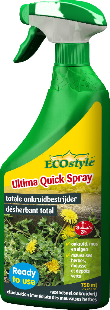 Ultima Quick Spray totale onkruidbestrijder 750ml