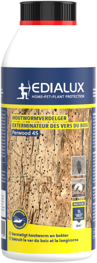 Perwood 4 S houtwormverdelger 1 L