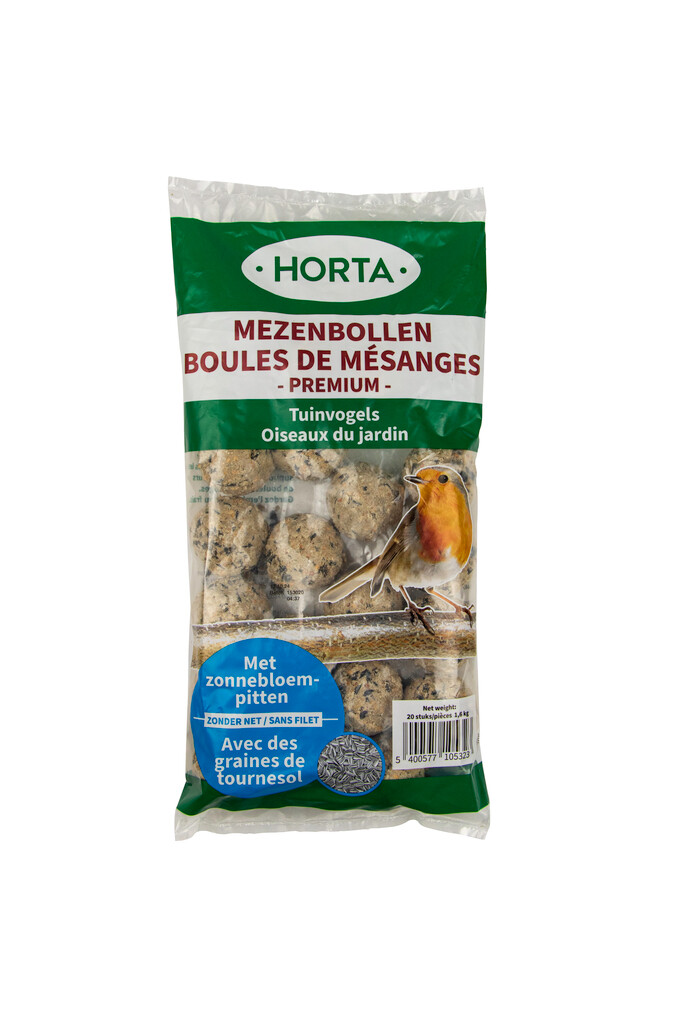 Mezenbollen met zonnebloempitten 20 stuks