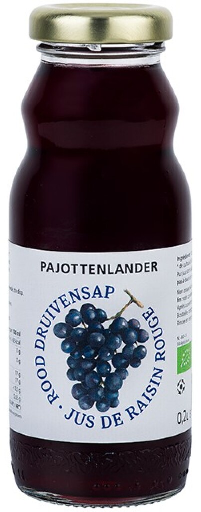 Rood druivensap 200ml