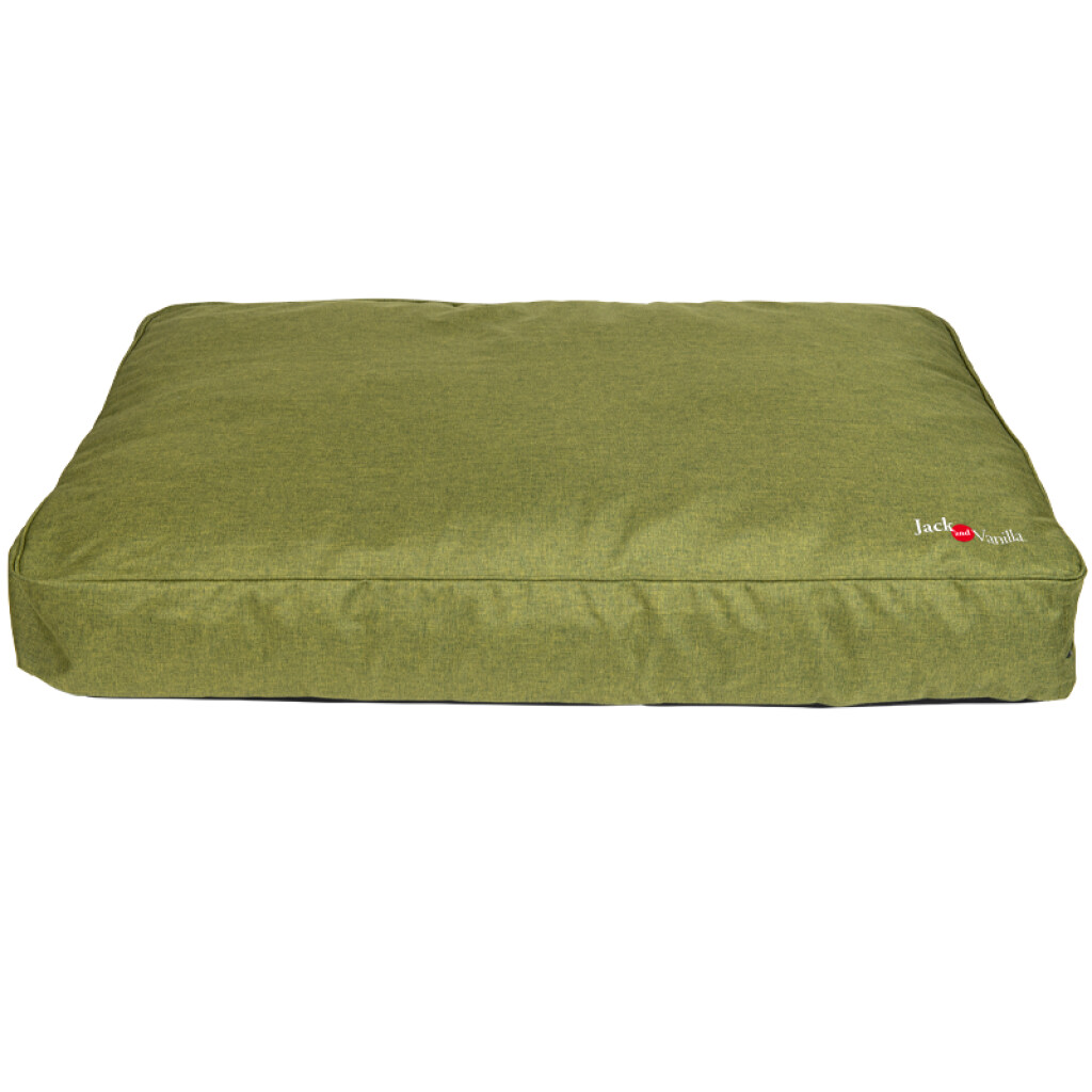 Lit imperméable pour chien vert L