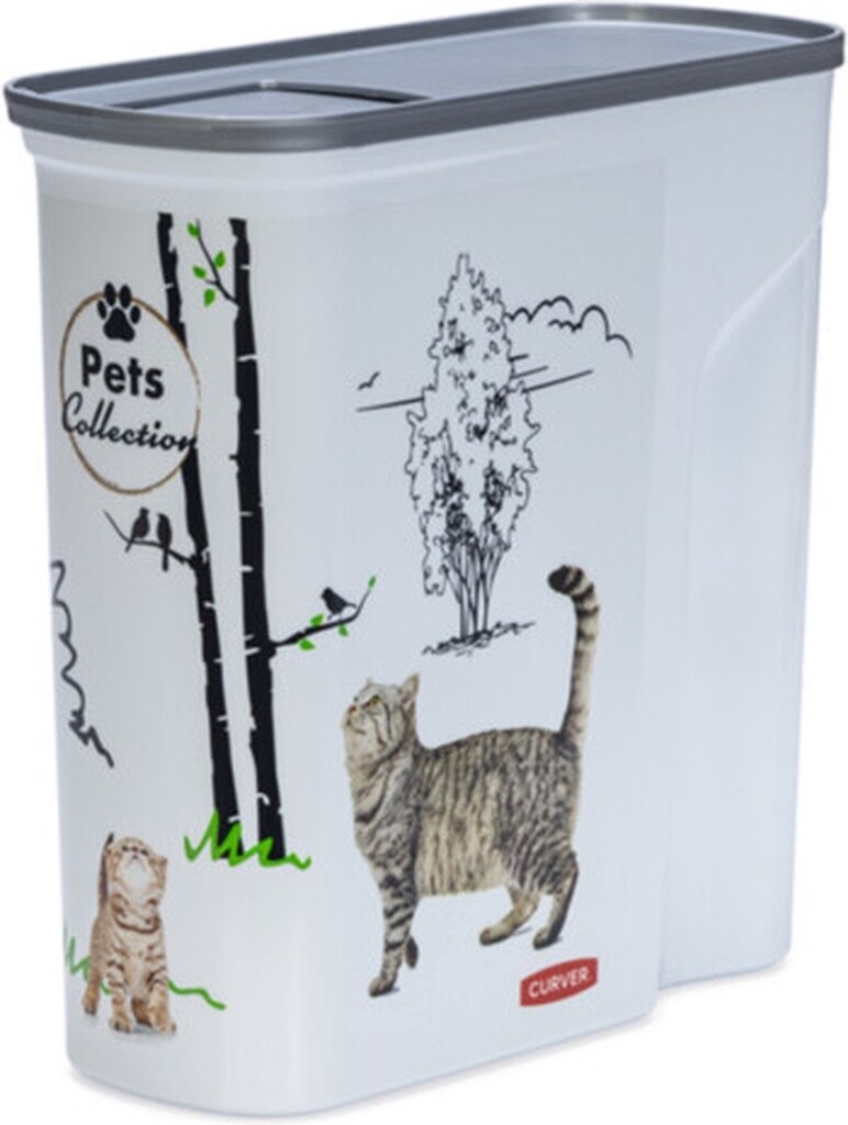 Voedselcontainer - Wit - Pets Collection - Kat - 6L Voedselcontainer - Wit - Pets Collection - Kat - 6L