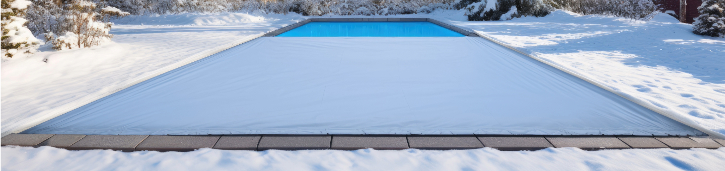 zwembad in de winter