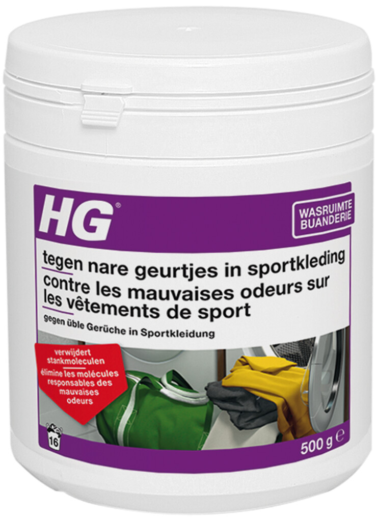 Contre mauvaises odeurs vêtements de sport 500 g
