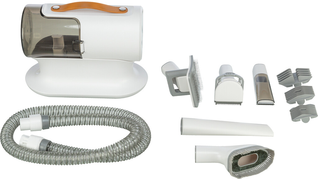 Tondeuse-set met vachtafzuiger