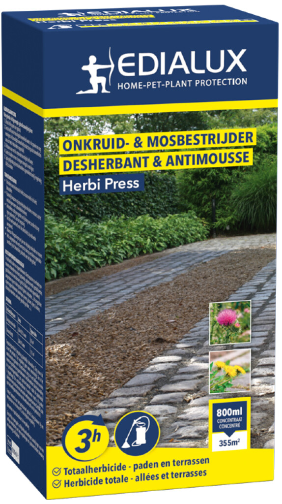 Herbi-Press Totaalherbicide 800 ml