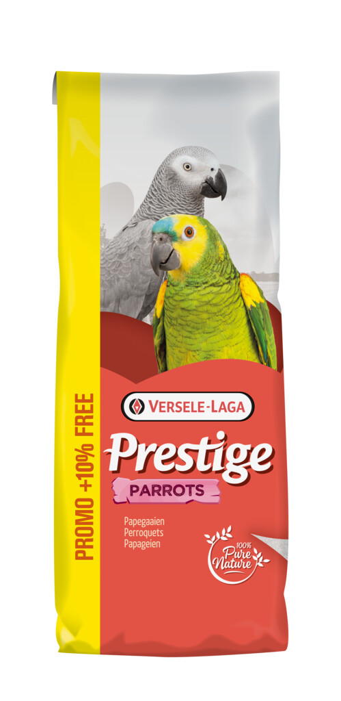 Prestige Papegaaien 15kg + 1,5kg (verkrijgbaar zolang de voorraad strekt)