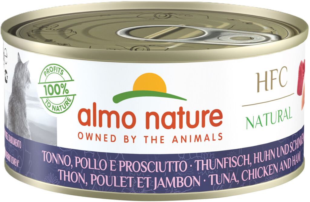 HFC Natural Thon, Poulet et Jambon 150g