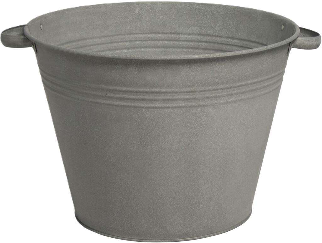 Pot zinc poignée old look Ø31