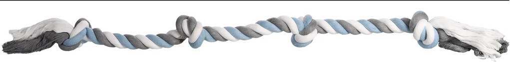 HS Jim Corde 4 Nœuds Bleu/Blanc/Gris 115 cm