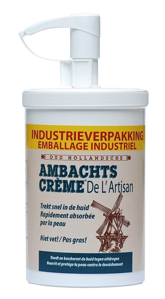Crème de l'artisan emballage industrielle 1L Crème de l'artisan emballage industrielle 1L