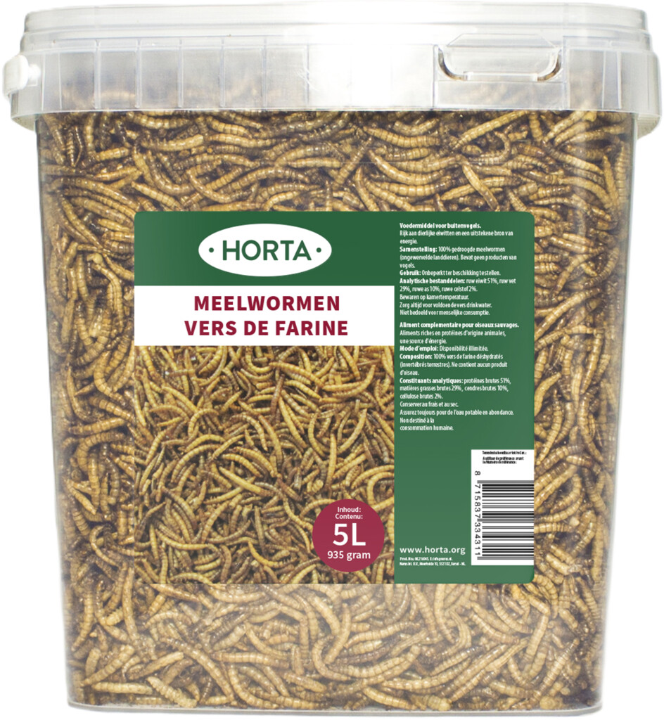 Vers de farine oiseaux 5L - 935g